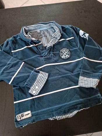 Polo manches longues 104 cms