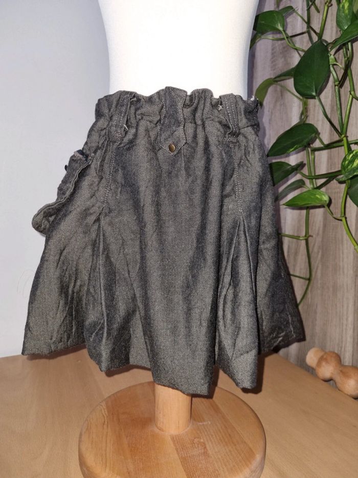 Jupe trapèze Ooxoo tissu chevron 6 ans - photo numéro 6