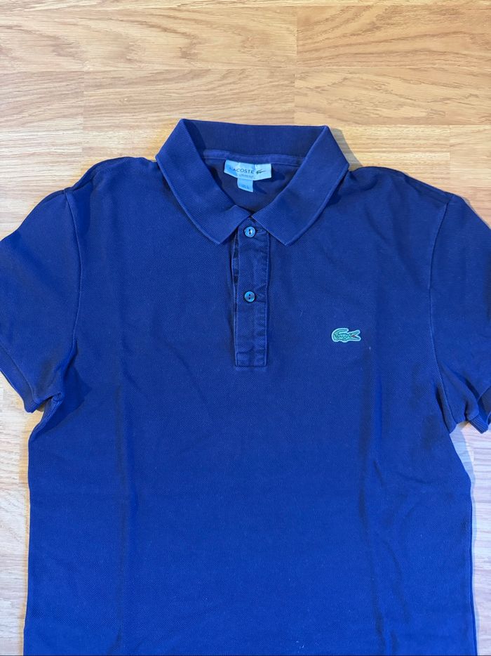 Polo Lacoste bleu - photo numéro 2