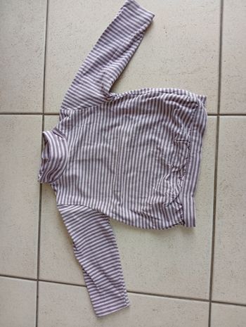 T-shirt col roulé manches longues fille 1 an/74 cm  La Redoute