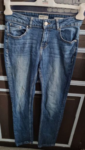 Jeans  slim effet délavé taille 38 Bizzbee