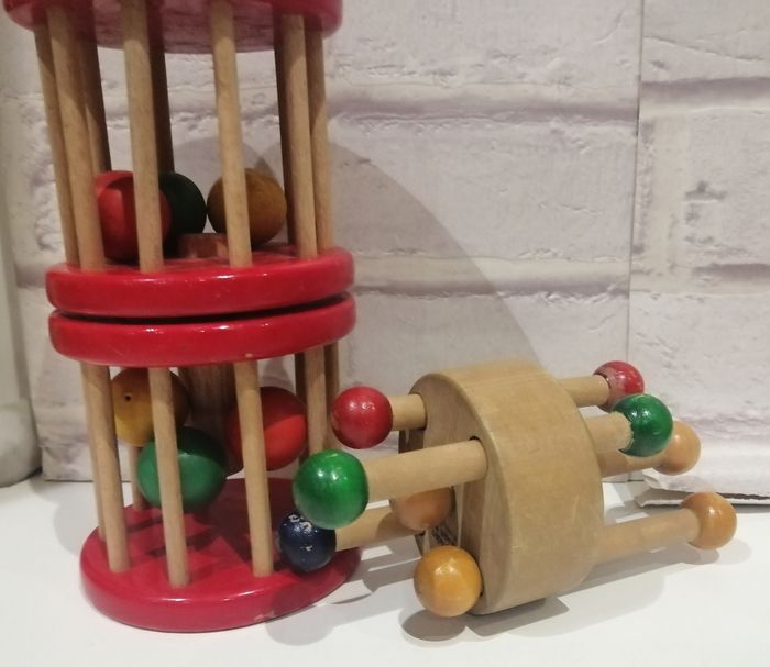 Gros lot jouets en bois éveil de bébé - photo numéro 4