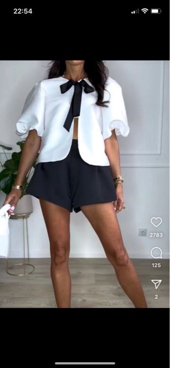 Ensemble chemisier et short