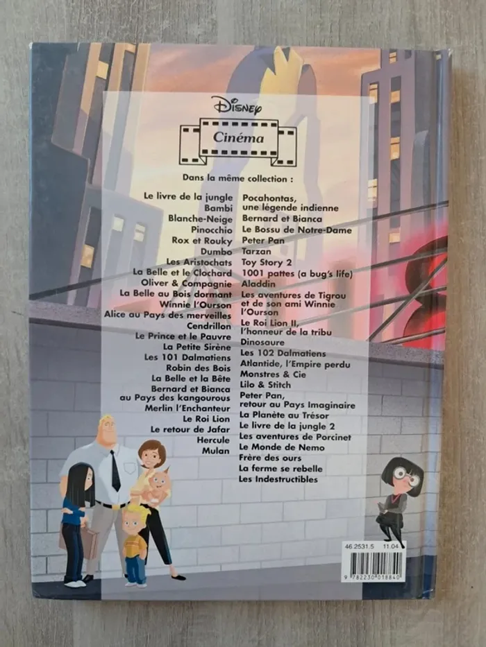 Livre enfant Les Indestructibles Disney hachette édition - photo numéro 2