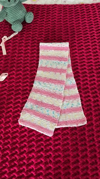 Écharpe en laine pour enfants faite à la main