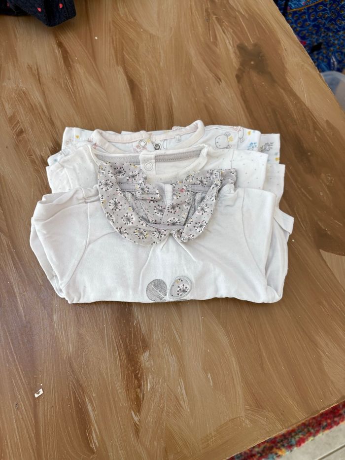 Lot 3 maillots manches longues 3 mois - photo numéro 2