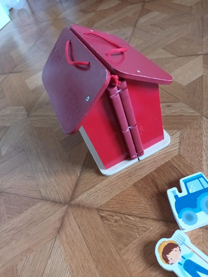 Jouet ferme en bois - photo numéro 7