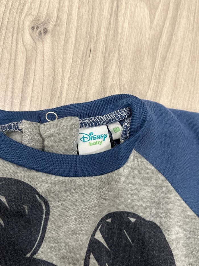 Lot de 2 pulls Mickey 6 mois Disney - photo numéro 3