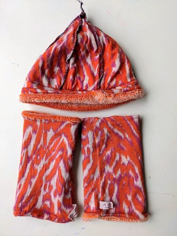 Ensemble bonnet guêtres