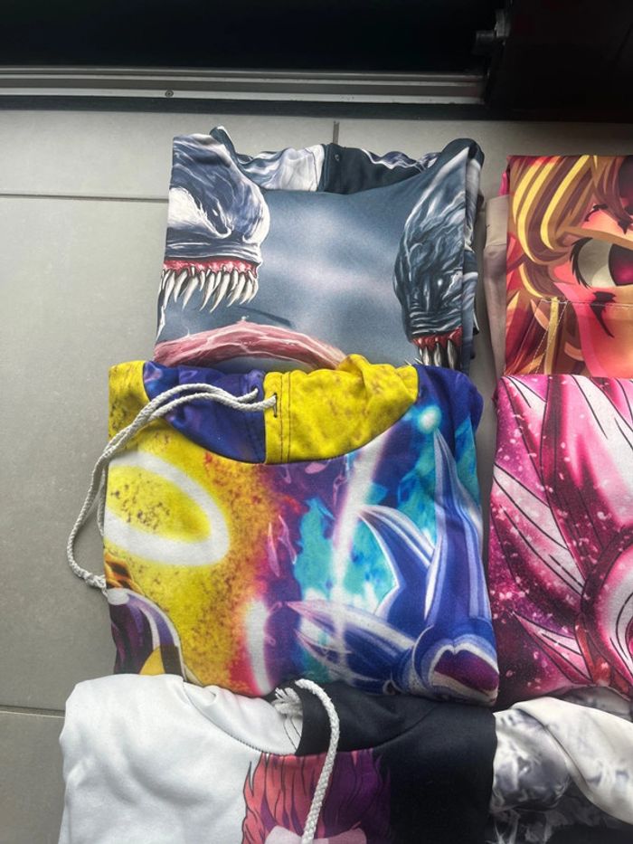 Lot 8 sweat-shirt anime manga - photo numéro 5