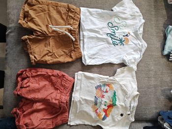 Lot ensemble été bébé garçon 6 mois 