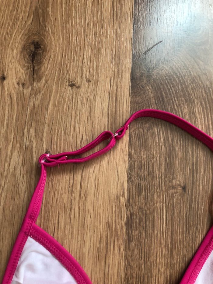Maillot de bain 2 pièces rose fille 6 ans - photo numéro 4