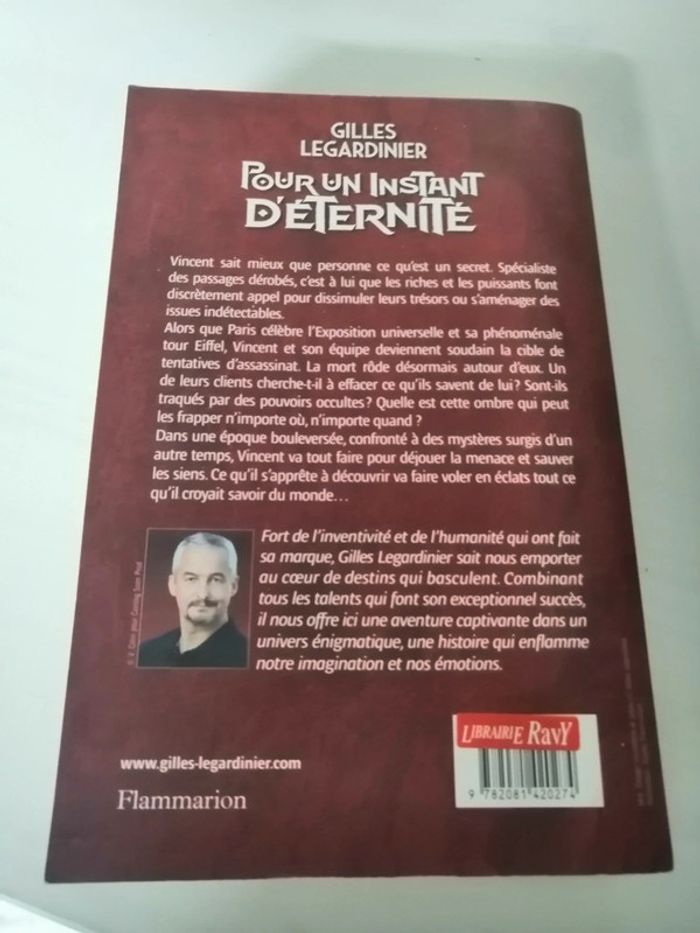 Livre pour un instant d'éternité - photo numéro 2