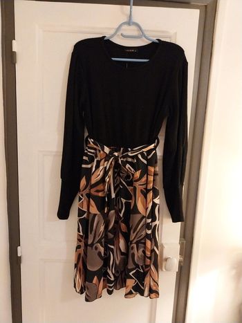 Robe bi-matiere Jade&me (XL)