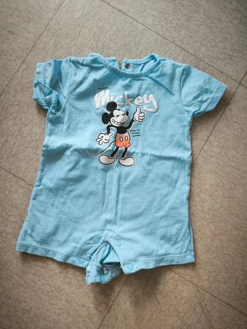 Combinaison été 3 mois mickey