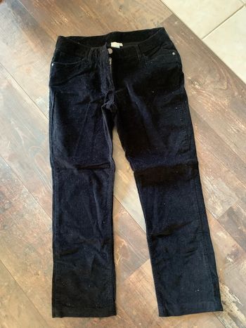Pantalon velours noir