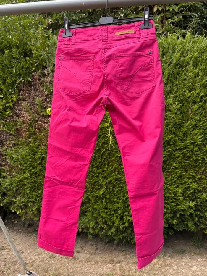Pantalon ajusté rose fuchsia – Marque JBC - photo numéro 2