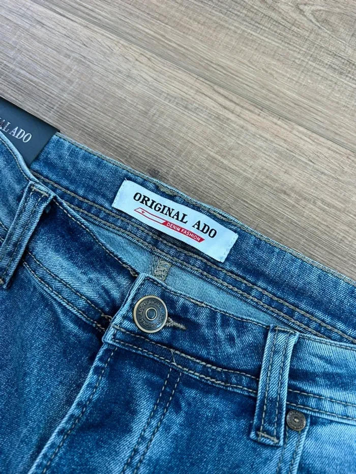Jean homme bleu coupe droite neuf taille 46 W36 - photo numéro 3