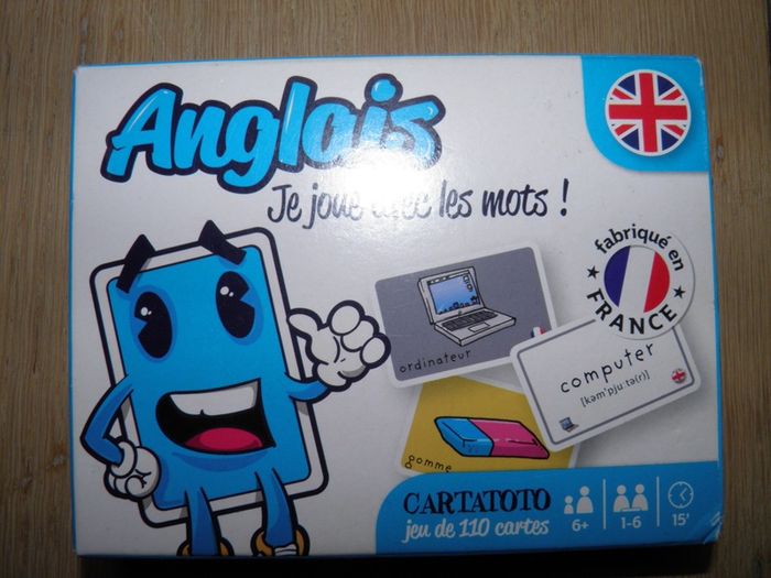 Jeu Je découvre les mots anglais / Cartatoto TBE