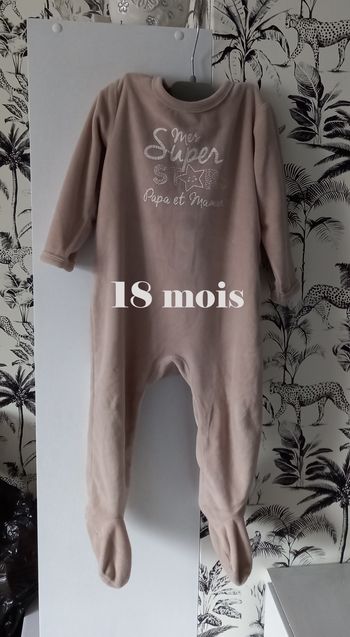 Pyjama beige Kimbaloo 18 mois