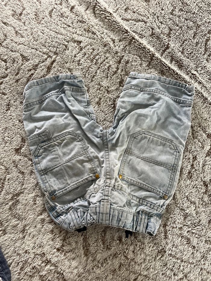 Short en jean été garçon réglable à la taille - photo numéro 2