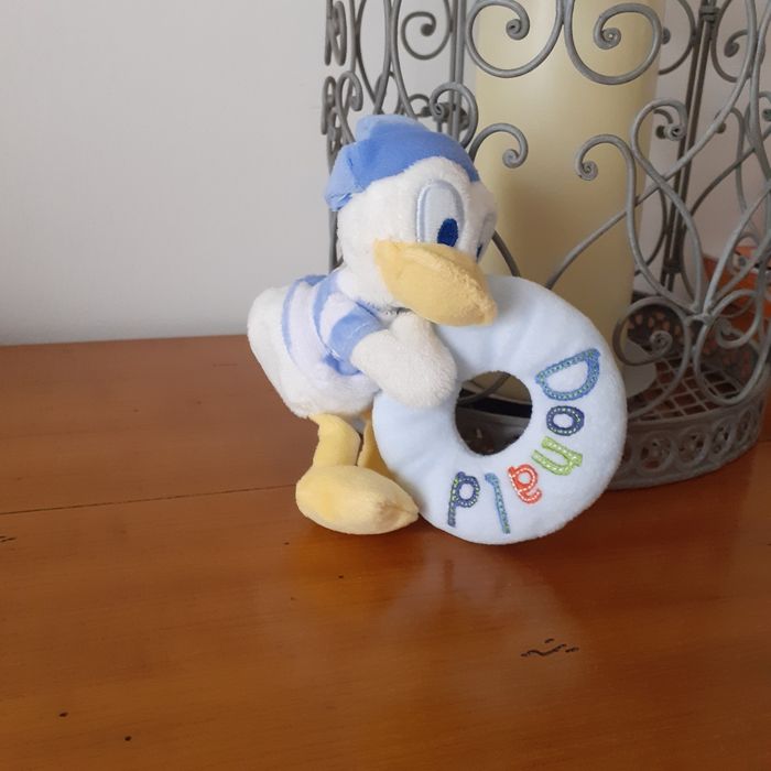 Doudou-peluche Donald avec grelot *Disney - photo numéro 3