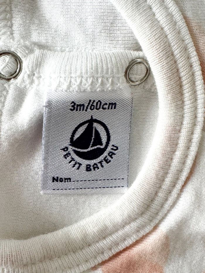Robe body manches longues Petit Bateau Taille 3 mois - photo numéro 4