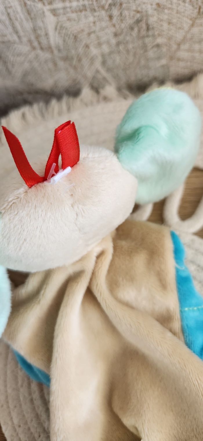 Doudou Lange Éléphant Sucre d'orge - photo numéro 9