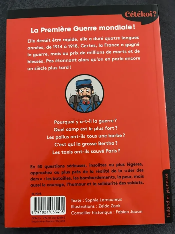 La première guerre mondiale 50 drôles de questions pour la découvrir - photo numéro 2