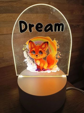 Veilleuse enfant thème renard "dream"