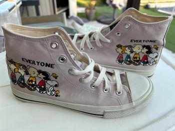 Paire de baskets toile montantes Peanuts