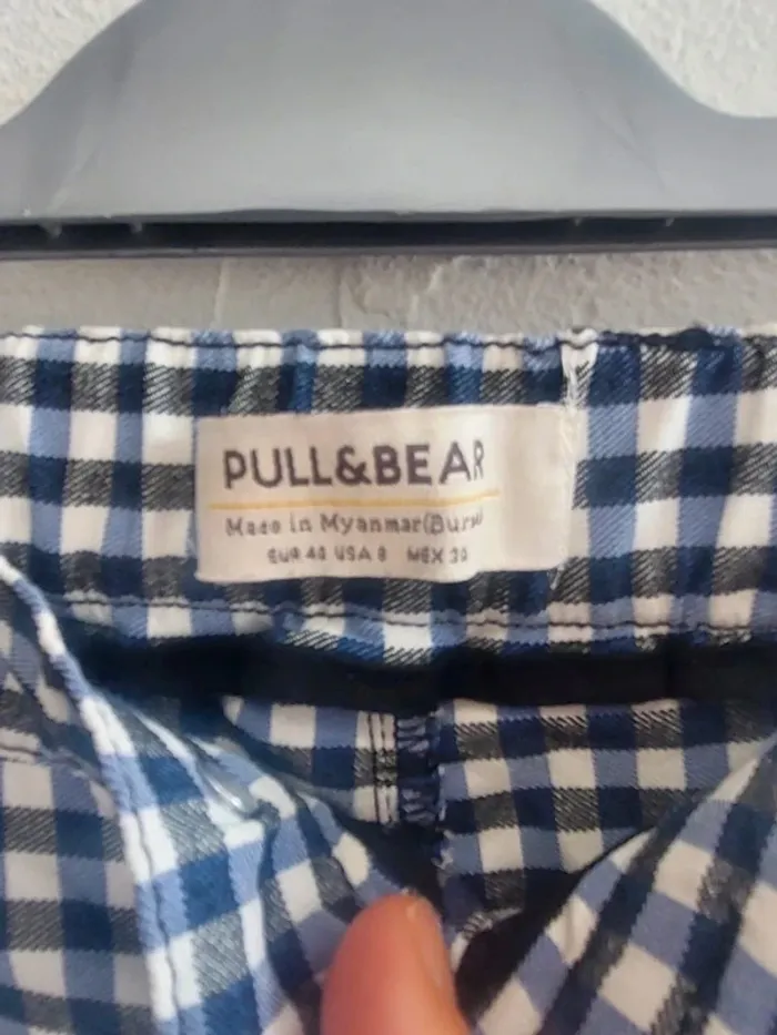 Pantalon à carreaux Pull&Bear Taille 40 - photo numéro 4