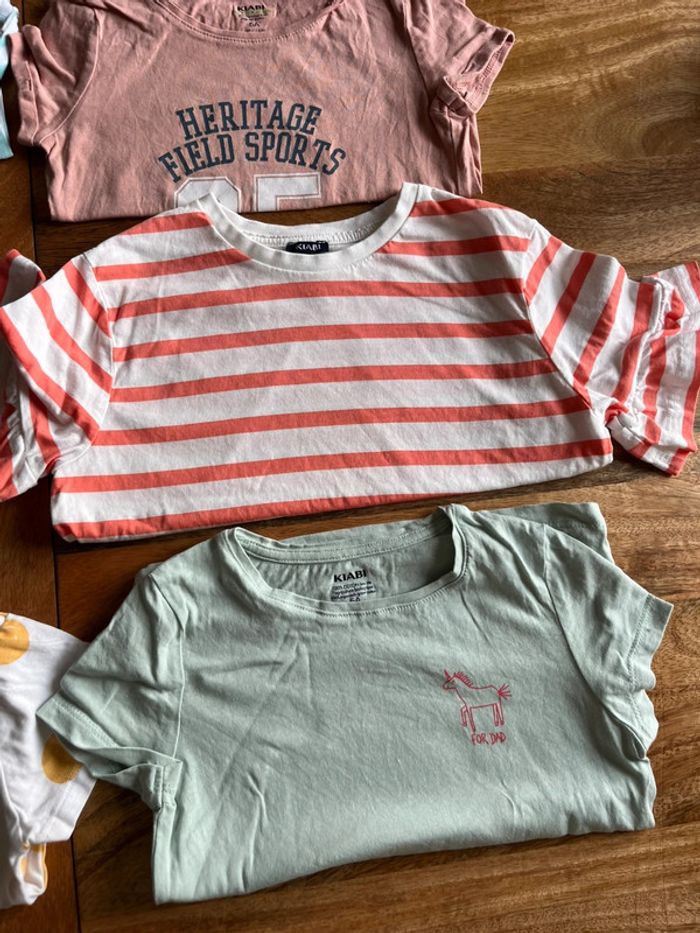Lot de 12 tshirts MC fille 5 ans - photo numéro 5