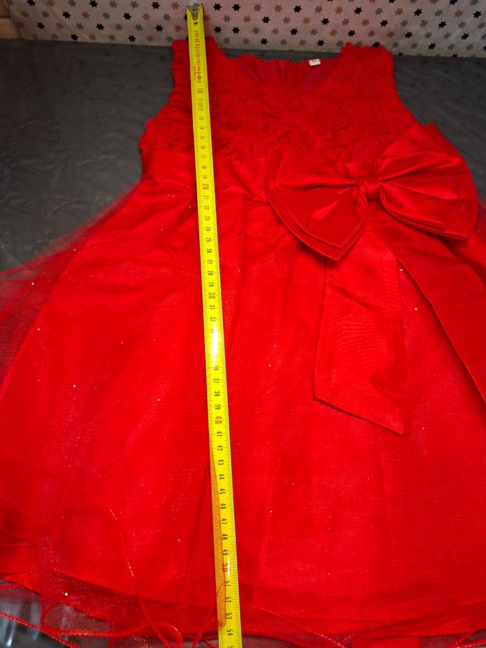 Robe rouge taille 90  de soirée, cérémonie ou fête - photo numéro 9