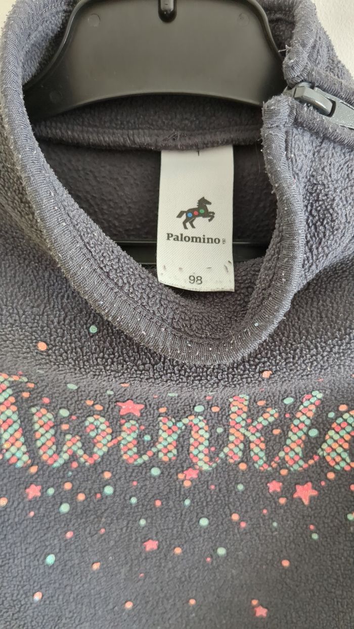 Pull polaire col montant gris 3 ans Palomino - photo numéro 4