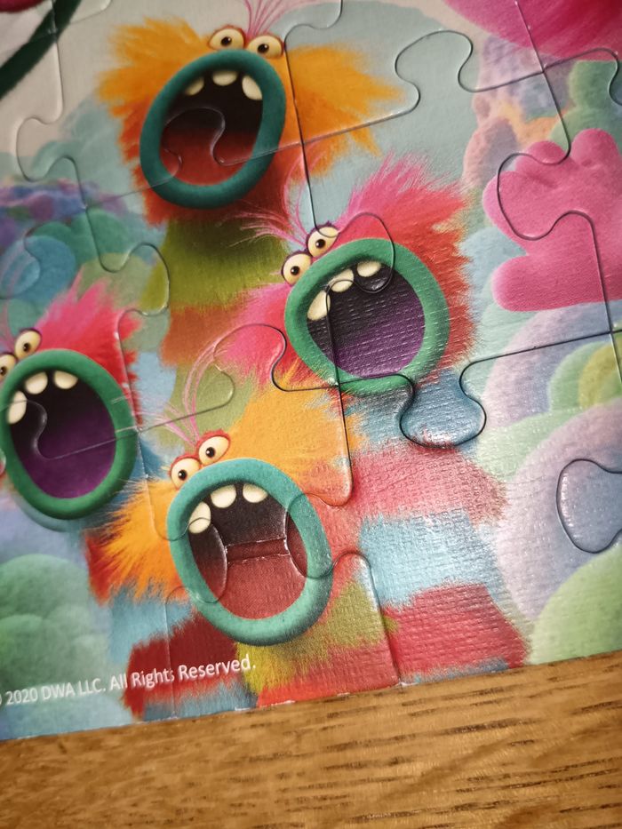 Puzzle enfant les trolls - photo numéro 2