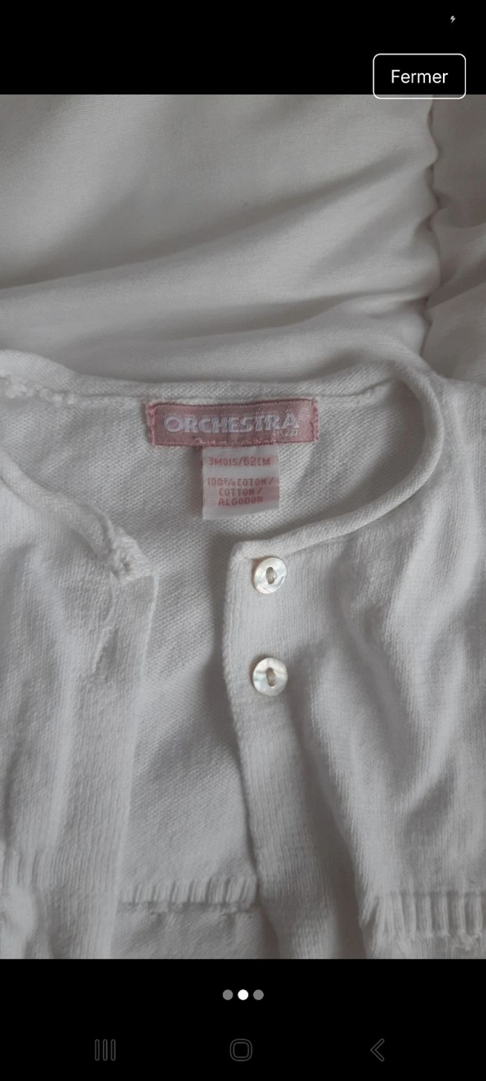 Gilet bébé fille 3 mois - photo numéro 2