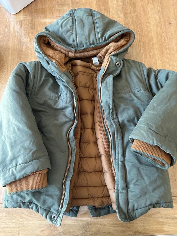 Manteau d’hiver garçon ~ 3 ans (98cm) - photo numéro 2