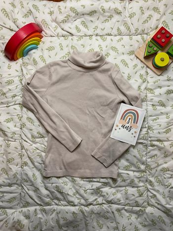 sous pull col roulé beige gémo 8 ans