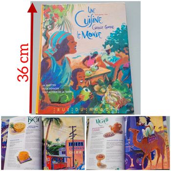 Superbe livre très grand format : Une Cuisine grande comme le monde, Rue du monde (69)