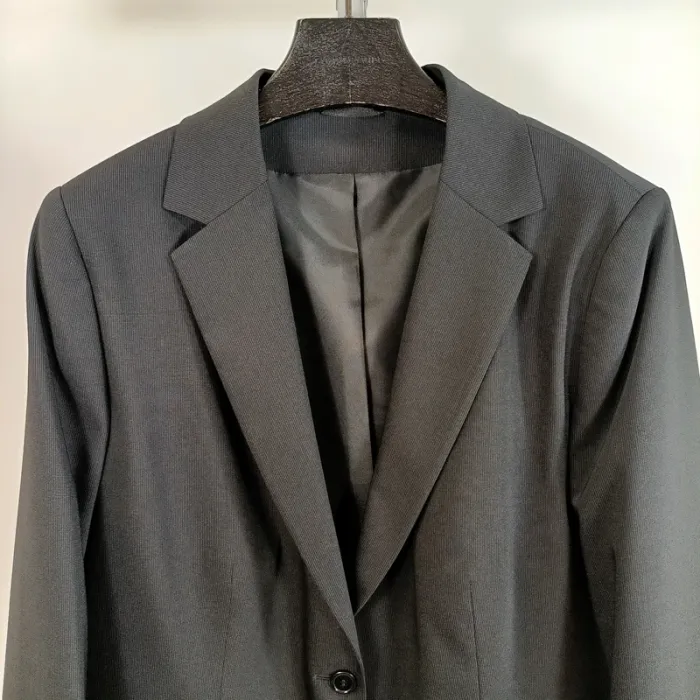Veste de costume noire VAL-N0002 taille 52 A494 - photo numéro 2