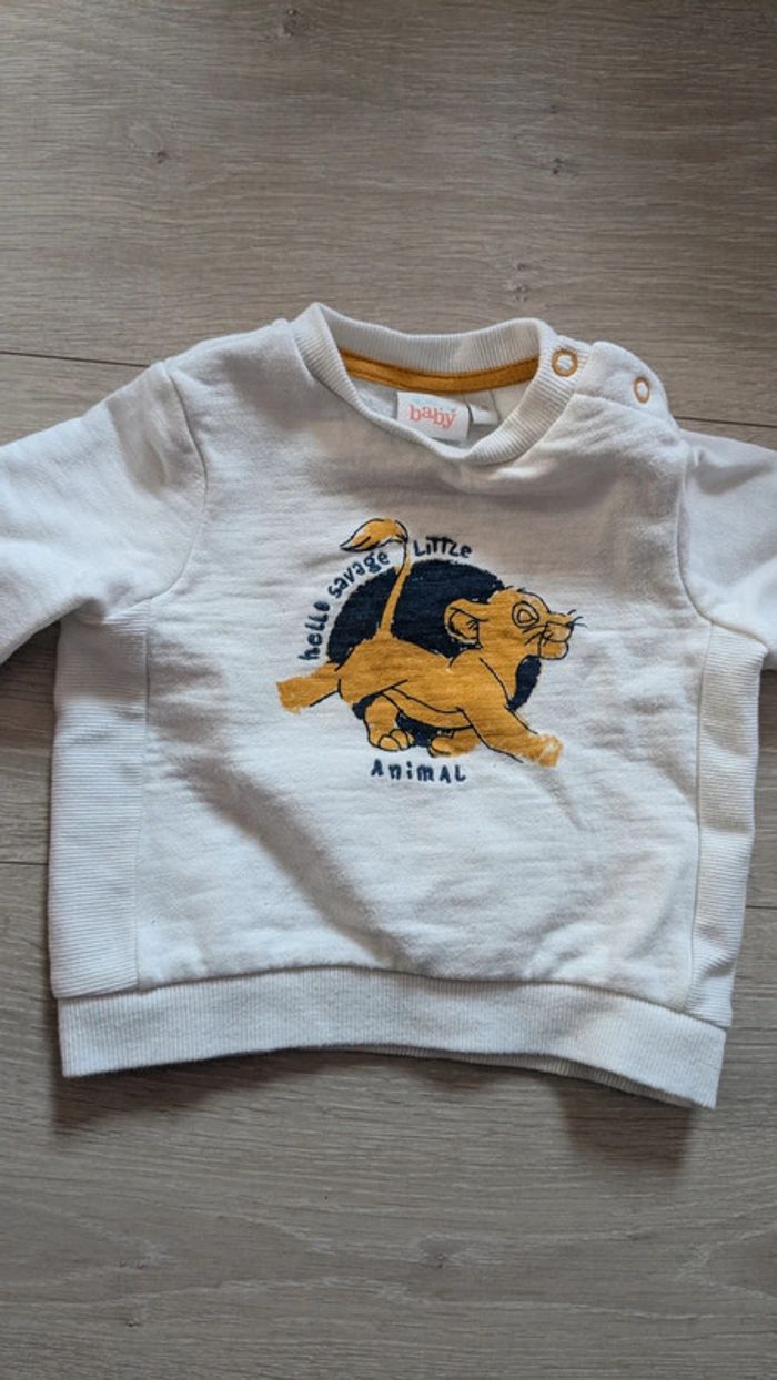 Pull bébé 6 mois Simba - photo numéro 2