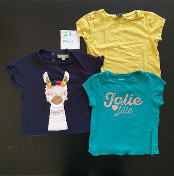 Lot tee-shirts manches courtes