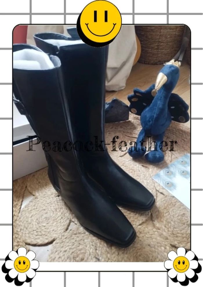 Bottes neuves noires pédiconfort 40 - photo numéro 7
