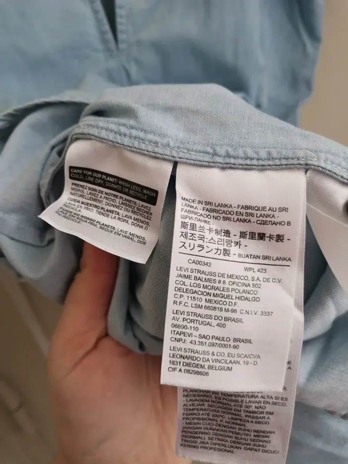 Robe en jeans fin Levi's taille L - photo numéro 4