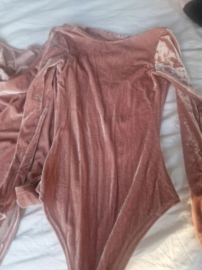Lot de 2 bodies Velour Rose - photo numéro 6