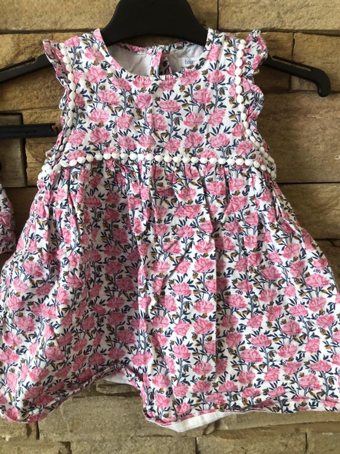 Jolie robe d’été et sa culotte 6 mois - photo numéro 2