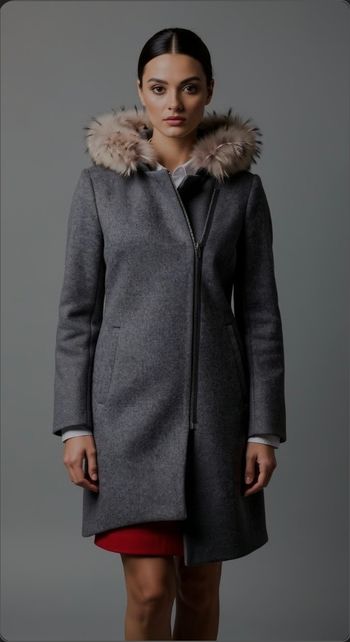Manteau très élégant gris