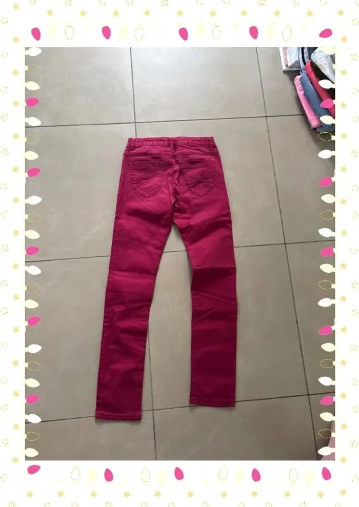 Jean skinny inextenso enfant fille taille 10 ans - photo numéro 4