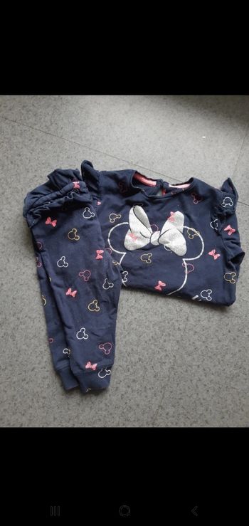 Ensemble minnie 6 -9 mois